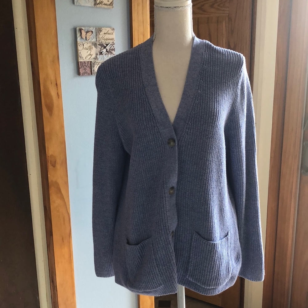 Lands End drifter cardigan